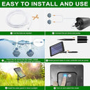 Solar Pond Aerator with Air Pump, 3 Modes(18H/36H/72H) Solar Aerator for Ponds Outdoor, 4W & 2200 mAh Solar Powered Air Pump with Bubble Regulator for Small Fish Pond, Stock Tank, Aquarium Hydroponics by GreenHaven Gardens
