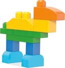 MEGA BLOKS First Builders Toddler Blocks Toys Set, Deluxe Building Bag with 150 Pieces and Storage, Blue, Ages 1+ Years by TinyTreasures Baby Boutique