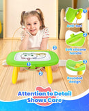 Toddlers Toys Ages 1-3, Magnetic Drawing Board, Doodle Board Pad Learning and Educational Toys for 18 Months Baby 1-3 Yr Kids Birthday Gifts - Green by TinyTreasures Baby Boutique