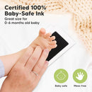 1-Pack Inkless Baby Hand and Footprint Kit - Mess Free Ink Pad for Newborn Keepsake, Dog Nose & Paw Print Kit, Clean Touch Ink Pad for Baby Hand & Footprints, Ideal New Mom Gifts (Jet Black) by TinyTreasures Baby Boutique