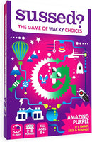 SUSSED Wacky ‘What Would You Do’ Card Game - Fun & Easy Travel Game for Girls, Boys & Tweens - Builds Kids’ Social Skills & Confidence - Purple Pack: Dragons, Space & Magic by TinyTreasures Baby Boutique