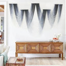 IOWER Large Macrame Wall Hanging Decor Dip-Dyed Macrame Wall Decor Wall Art Craftsmanship Fiber Art Boho Chic Wall Decor Modern For Bedroom Livingroom Backdrop by CozyNest Decor