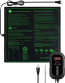 20"x 20" Seedling Heat Mat with Digital Thermostat Combo Set,ETL Certified and Durable Waterproof Warm Hydroponic Heat Mat for Germination,Indoor Gardening,Brewing and Greenhouses by GreenHaven Gardens