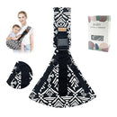 Baby Sling Carrier,Toddler Carrier,Upgraded 2025 Baby Sling with 4 Adjustable Straps(10-30lbs),Lightweight,Portable and One Size Fits All(Blacksail) by TinyTreasures Baby Boutique
