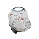 Little Unicorn Breathable Car Seat Canopy | Magnetic Closure Cover & Universal Fit | Protection & Privacy for Baby (Farmyard) by TinyTreasures Baby Boutique