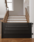 Cumbor 76" Extra Wide Retractable Gates for Stairs, Mesh Dog Gate for The House, 34" Tall Extra Wide Pet Gate for Dogs, Long Safety Gates for Doorways, Hallways, Indoor/Outdoor(Black) by TinyTreasures Baby Boutique