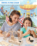 Poraxy STEM Kits for Kids Ages 8-10-12, 5 Set Wooden 3D Puzzles, Educational Science Experiment Building Projects Crafts, Toys for Ages 8-13, Birthday Gifts for Boys Girls 8 9 10 11 12 13 Years Old by TinyTreasures Baby Boutique
