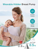 Paruu Hands Free Breast Pump P16, Wearable Breast Pump Electirc Portable with 4 Modes & 12 Levels, Max 309mmHg Strong Suction 19/21/24mm Flange Inserts Wearable Breastfeeding Pump, 2 Pack by TinyTreasures Baby Boutique