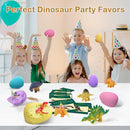 Dino Fossil Eggs Dinosaur Toys - 12 Dinosaur Eggs Dig Excavation Kit w Play Mat for Kids Ages 5-7 Easter Basket Essentials STEM Toy Christmas Birthday Gift for Boys Girls 3 4 5 6 7 8 + 8-13 Years Old by TinyTreasures Baby Boutique