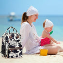 Diaper Bag Backpack for Women with Changing Pad, Baby Bag with Insulated Pockets Multifunctional Diaper Bags For Baby Girl Boy Waterproof Baby Bags For Boys Girls Maternity Bag Cow Print by TinyTreasures Baby Boutique