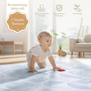 PopsyKosy Super 1 Inch Thick Premium Quality Exercise & Baby Foam Play Mats - Expandable & Large Non-Toxic Odorless Floor Mat - 6 Tiles Spacious 6x4ft - Peel-Resistant - Foggy Gray by TinyTreasures Baby Boutique
