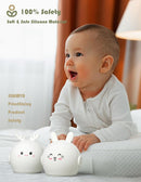 Night Light Kids, Cute Soft Glow Protect Eyes Night Light Bunny Lamp with 30mins Timer Rechargeable Nightlight for Kids Children Women Girls Toddler Bedroom Bedside Livingroom by TinyTreasures Baby Boutique