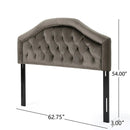 Kaarina Contemporary Tufted Fabric Headboard