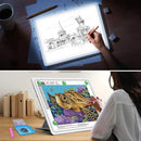 Zocelight Rechargeable A3 Light Board with Built-in Stand,Super Bright Magnetic Light Box for Tracing,Wireless Light Pad for Diamond Painting,Side Buttons,LED Light Table for Drawing,Sketching(White) by TinyTreasures Baby Boutique
