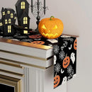 XCHI Boo Spooky Ghost Pumpkin Halloween Table Runner Burlap Table Decoration for Home Kitchen Dining Dinner Indoor Holiday Farmhouse Decor 13x48 Inch by CozyNest Decor