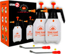 Handheld Pumping Sprayer Viton Seals Sprayers in Lawn and Garden, Spray Bottles for Cleaning Chemical Sprayer Continuous Spray Bottle for Plants 2 Pack 2L (0.53 Gal / 68oz) by GreenHaven Gardens