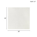 Luminous Burst Signature White Gloss Dimensional Resin Wall Art