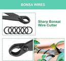 Voilamart 12 Pcs Gardening Bonsai Tool Sets Carbon Steel Garden Plant Trimming Kit Scissor Cutter Shear Heavy Duty Nylon Case Outdoor Entrenching Tools by GreenHaven Gardens