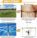 HOTEEL 10x20 Pop up Canopy with 6 Sidewalls, One Push Instant Setup Outdoor Canopy Tent with Reinforce Rod, Weight Bag, for Parties, Events, Blue by GreenHaven Gardens