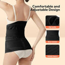 3 in 1 Postpartum Belly Band (Black), Post Partum Waist Binder, Posture Correction Abdominal Binder, Belly Band Postpartum Belly Wrap, Postpartum Belly Wrap (For waistline 35"-45", XXL) by TinyTreasures Baby Boutique