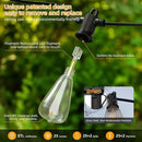 FOOMAN LED Outdoor String Lights, 50FT Outside Waterproof Patio Lights with 25+2 Shatterproof ST38 Edison Bulbs, 2700K Warm White Hanging Light, Dimmable Light for Backyard Garden Bistro Party by GreenHaven Gardens