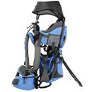ClevrPlus Canyonero Camping Baby Backpack Hiking Kid Toddler Child Carrier with Stand and Sun Shade Visor, Blue by TinyTreasures Baby Boutique