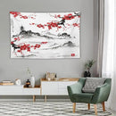 Cherry Blossoms Tapestry, Japanese Fuji Mountain Tapestry, Asian Japanese Wall Tapestry, Nature Landscape Tapestries for Bedroom Living Room Decor 90"x60" by CozyNest Decor