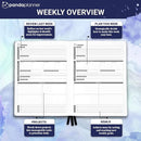 Panda Planner Pro Undated Daily Planner 2025-2026 with Hourly Schedule 8.5"x11" - To Do List Notepad, Daily Journal, Goal Planner, Habit Tracker, Gratitude Journal - Home/Office Supplies - Purple by TinyTreasures Baby Boutique