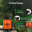 VIVOSUN 0.8-Gallon Pump Pressure Sprayer, Pressurized Lawn & Garden Water Spray Bottle with Adjustable Shoulder Strap, for Spraying Plants, Garden Watering and Household Cleaning by GreenHaven Gardens