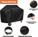 Grill Griddle Cover for Brand-Man Griddle Grill Combo 6-Burner, Portable Gas BBQ Covers, Waterproof Outdoor Propane Grills Cover-22.4" D x 64" W x 42" H by GreenHaven Gardens