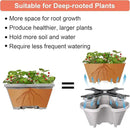 Vertical Planter 6 Tier Stackable Planters Garden Planters Strawberry Herb Flower and Vegetable Planter Indoor Outdoor Gardening Pots with Removable Wheels and Tools 2-Pack by GreenHaven Gardens