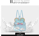 KL928 Girls Bowknot Polka Dot Cute Mini Backpack Small Daypacks Convertible Shoulder Bag Purse for Women by TinyTreasures Baby Boutique