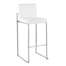 Fuji - Contemporary And Modern Elegance High Back Barstool by HouseOfZazla