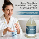 SoCal Suds & Company 128oz Certified Organic Foaming Hand & Body Wash - Gentle Natural Body,Baby & Face Wash for Sensitive Skin, Moisturizing All-Purpose Foaming Soap & More - Fragrance Free by TinyTreasures Baby Boutique