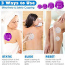 7Pcs Cupping Therapy Set-Professional Silicone Cupping, Suitable for Facial Body Massage/Deep Myofascial Release/Pain Relief/Muscle Relaxation & More (Purple,7pcs) by CozyNest Decor