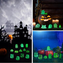 58 Pcs Luminous Mini Figures Glow in Dark Tiny Resin Figures Set Fairy House Diorama Accessories Ornament for Garden Dollhouse Craft DIY by GreenHaven Gardens