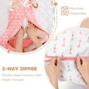 Yoofoss Baby Sleep Sack 0-6 Months Baby Wearable Blanket 100% Organic Cotton 2-Way Zipper TOG 0.5 Toddler Sleeping Sack, Lightweight Sleep Sacks for Babies(Small) by TinyTreasures Baby Boutique