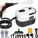 Handheld Steam Cleaner, 2500W High Pressure Steam Cleaner, 15s Fast Heating Portable Steamer for Cleaning with 17 pcs Accessories for Dirt, Grease, Grout, Tile,Floor, and Car (White) by CozyNest Decor