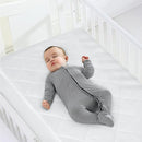 Waterproof Crib Mattress Protector 2 Pack Fitted Crib Sheets Cover Toddler Bed Mattress Pad Protector for Boys Girls, Skin-Friendly & 100% Absorbent Machine Wash by TinyTreasures Baby Boutique