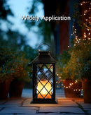 Homemory Solar Lanterns Outdoor Waterproof Hanging with Flickering Flameless Candles, 2 Pack Garden Outdoor Lantern Decorative for Patio Front Porch Backyard Balcony Cabin Outside (Bronze) by GreenHaven Gardens