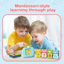 296 Sight Words Talking Flash Cards for Toddlers 1 2 3 4 5 6 Year Old, Pocket Speech, Sensory Speech Therapy Toys, Learning Toys for Montessori and Autism Children, Gifts for Boys (Blue) by TinyTreasures Baby Boutique