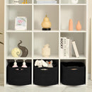 Large Storage Baskets for Organizing Shelves, Woven Cotton Rope Bins for Baby Nursery Organization, Book Toy Towel Organizer, 17"x13"x9.5", 3 Packs, Black by TinyTreasures Baby Boutique