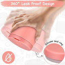 12oz Insulated Vacuum Food Jar with Buckle Lid Wide Mouth Soup Thermo for Hot Food Kids Leakproof Stainless Steel Lunch Container- Pink- 1Pack by TinyTreasures Baby Boutique
