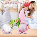 Gnome Plush Decorations Gift,15 inch Gnomes Decorations for Home,Fall Gnomes Plush Table Decoration Gnome Gifts for Women Swedish Tomte Nisse Doll Tabletop Scandinavian Elf Plushie,Pink by CozyNest Decor