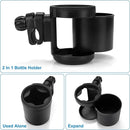 Accmor Universal Cup Holder, Stroller Cup Holder, 360° Rotatable Large Caliber Designed Bottle Holder for Stroller, Bike, Wheelchair, Walker, Scooter by TinyTreasures Baby Boutique