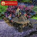 Sunthus Garden Gnome Turtle Statues Yard Art Resin Figurine Decorations Outdoor Garden Décor by CozyNest Decor