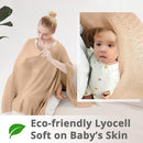 Nursing Cover for Breastfeeding – Privacy Breast Feeding Covers for Women – Soft Lyocell Fabric, Lightweight & Breathable – Multi-Use Scarf, Shawl, Baby Blanket – One Size – With Laundry Bag by TinyTreasures Baby Boutique
