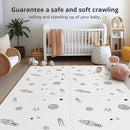 Baby Play Mat, 72x48-Inch Baby Foam Play Mat,6-Piece Interlocking Foam Floor Tiles for Toddlers, Floor Mats for Kids,Baby Foam Play Mat for Babies & Toddlers, Waterproof,Crawling Mat(Space) by TinyTreasures Baby Boutique