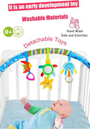 Pau1Hami1ton Baby Stroller Arch Toys, Car Seat Toys,Bouncer Toy Bar/Mobile for Bassinet,Adjustable Baby Hanging Toys Fit for Crib Bed,Stroller,Car Seat.S-19(Star) by TinyTreasures Baby Boutique