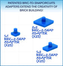 Snap Circuits BRIC: Structures | Brick & Electronics Exploration Kit | Over 20 Stem & Brick Projects | Full Color Project Manual | 20 Parts | 75 BRIC-2-Snap Adapters | 140+ BRICs by TinyTreasures Baby Boutique